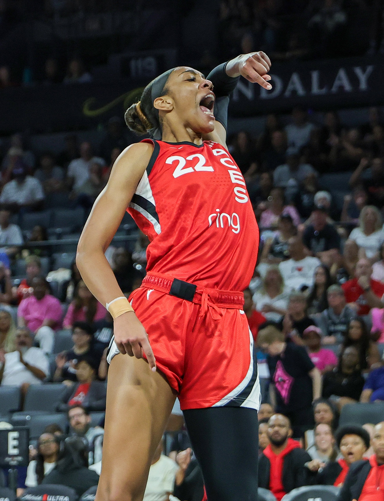 开云-阿贾-威尔逊36次30+得分创纪录,位列WNBA历史第二仅次于陶乐西