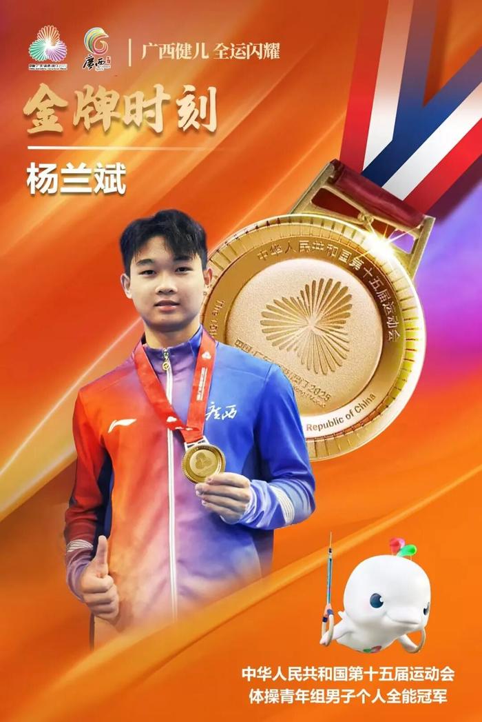 开云APP-喜讯：广西运动员杨兰斌、郑宝森包揽金银牌！